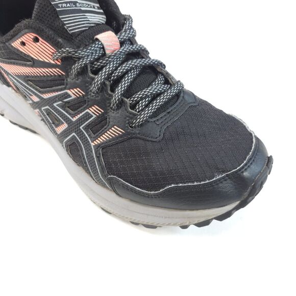Asics Trail Scout 2 Athletic Lace Up Shoe Womens Size 6.5 1012B039 Black Pink - Picture 8 of 9